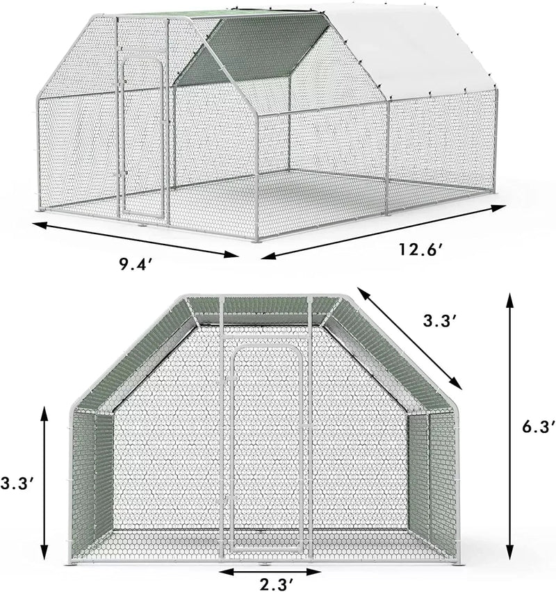 Vitesse Large Metal Chicken Coop