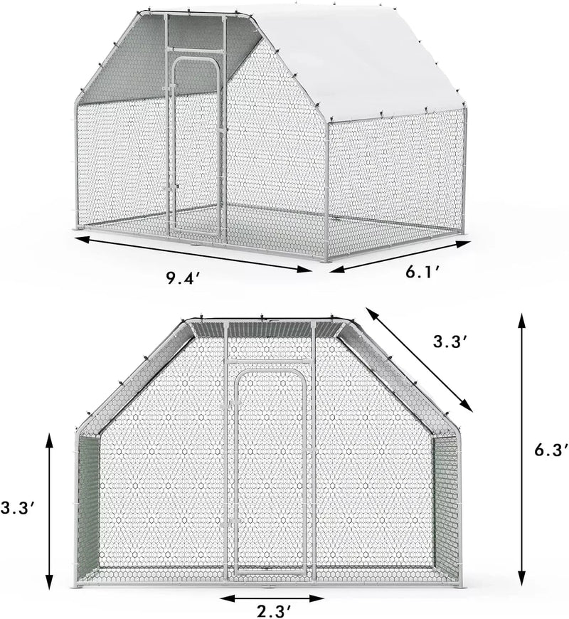 Vitesse Large Metal Chicken Coop