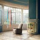 Vitesse Modern Fabric Recliner Chair, Home Theater Seating with Pocket, Lounge Recliner Sofa with Footrest and Backrest