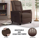 Vitesse Modern Fabric Recliner Chair, Home Theater Seating with Pocket, Lounge Recliner Sofa with Footrest and Backrest