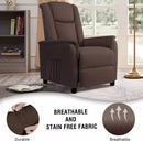Vitesse Modern Fabric Recliner Chair, Home Theater Seating with Pocket, Lounge Recliner Sofa with Footrest and Backrest