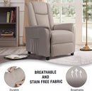 Vitesse Modern Fabric Recliner Chair, Home Theater Seating with Pocket, Lounge Recliner Sofa with Footrest and Backrest