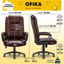 Vitesse Office Desk Chair,Big and Tall Managerial Executive Chair