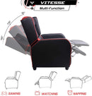 Vitesse Racing Style Single Gaming Recliner & Sofa, Theater Seat VGR02 Vitesse Home