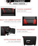 Vitesse Racing Style Single Gaming Recliner & Sofa, Theater Seat VGR02 Vitesse Home