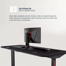 Vitesse T-Shaped Esport PC Gaming Desk, Ergonomic Office Computer Table TD01 Vitesse Home