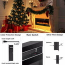 Vitesse Ultra-Thin Wall Mounted Electric Fireplace