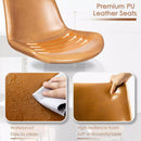 Waleaf 30" Bar Stools Set of 2, Leather Counter Height Barstools