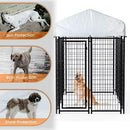 Waleaf 8x4x6 FT Outdoor Dog Kennel for Large Dogs