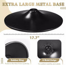 Waleaf Adjustable Swivel Bar Stools Set of 2,Counter Heigh Bar Stools with Back