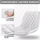 Waleaf Bar Stools Set of 2,Counter Heigh Faux Leather Adjustable Bar Stools