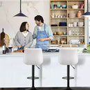 Waleaf Bar Stools Set of 2,Counter Heigh Faux Leather Adjustable Bar Stools