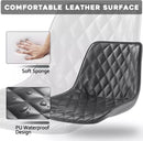 Waleaf Bar Stools Set of 2,Counter Heigh Faux Leather Adjustable Bar Stools