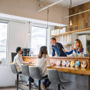 Waleaf Height-Adjustable Swivel Armless Bar Stools, 350 LBS, Set of 2 