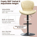 Waleaf Modern Adjustable Bar Stools