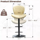 Waleaf Modern Adjustable Bar Stools