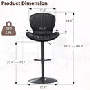 Waleaf Modern Adjustable Bar Stools