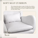 Waleaf Rocking Chair Nursery Rocker Teddy Upholstered Rocking Chair 